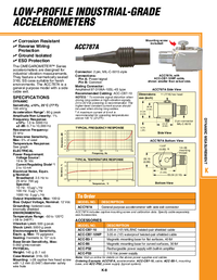 Thumbnail of document Data Sheet - ACC787A Industrial, Low Profile Accelerometers